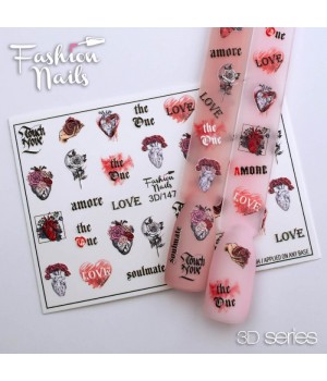 3D Слайдер Fashion Nails №147